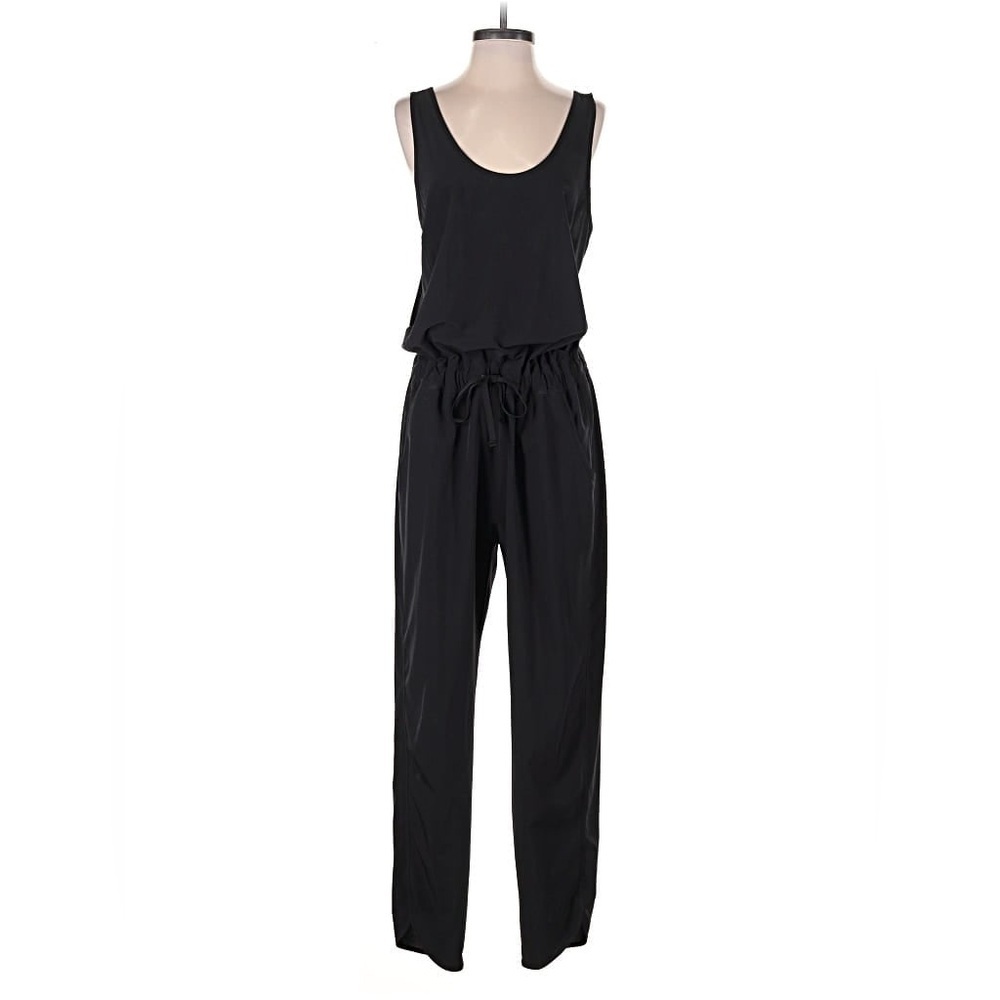 Patagonia Black Lightweight Relaxed Jumpsuit Women’s XL Travel Hiking One-Piece